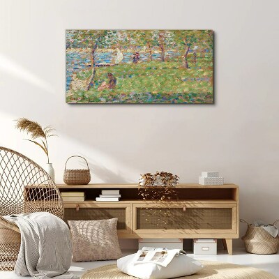 Summer afternoon on the river Canvas wall art