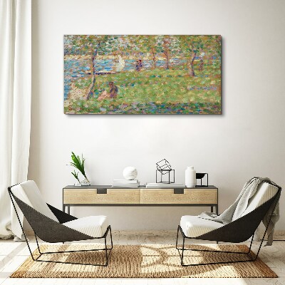 Summer afternoon on the river Canvas wall art