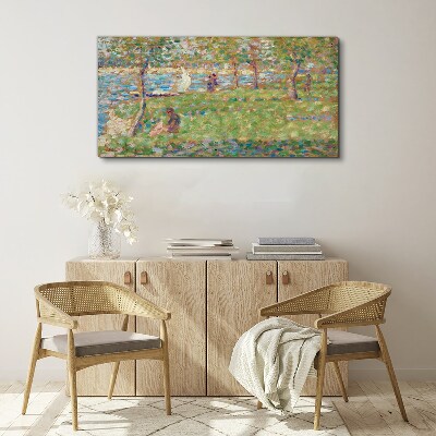 Summer afternoon on the river Canvas wall art