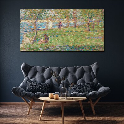 Summer afternoon on the river Canvas wall art