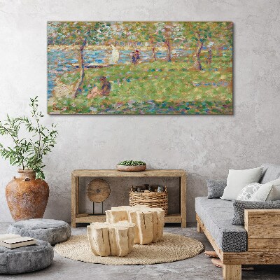 Summer afternoon on the river Canvas wall art