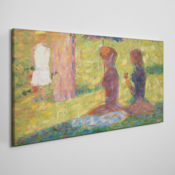 Captured moments in pastel colors Print on canvas