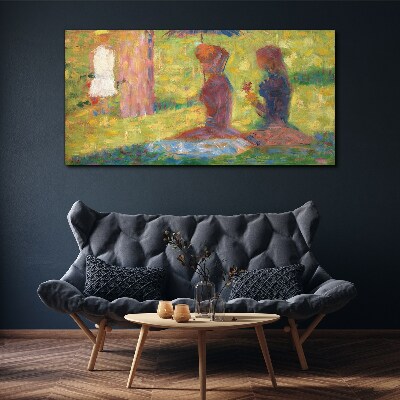 Captured moments in pastel colors Print on canvas