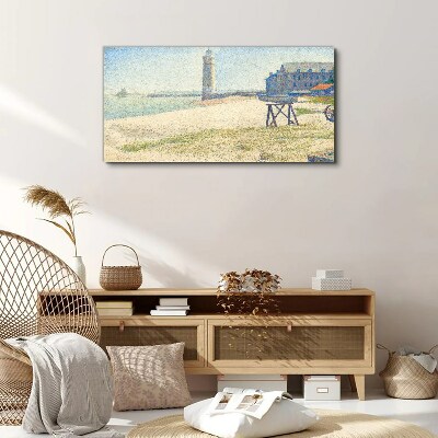 Lighthouse water Canvas print