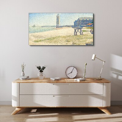 Lighthouse water Canvas print