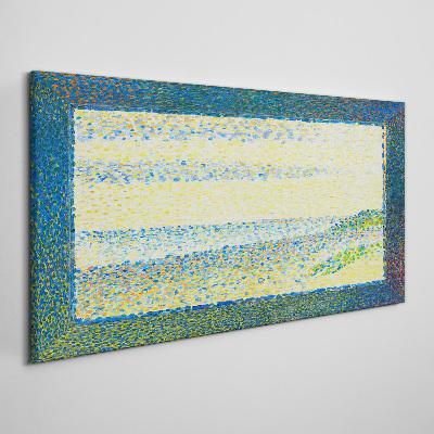 Waves of color in the summer light Print on canvas
