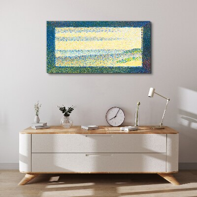 Waves of color in the summer light Print on canvas