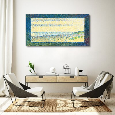 Waves of color in the summer light Print on canvas