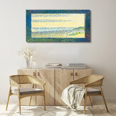 Waves of color in the summer light Print on canvas