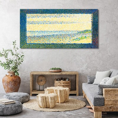 Waves of color in the summer light Print on canvas