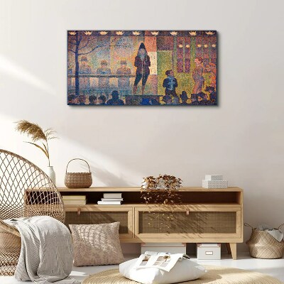 A show in the spotlight Print on canvas