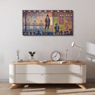 A show in the spotlight Print on canvas