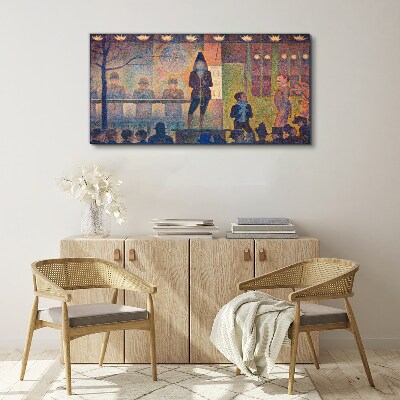 A show in the spotlight Print on canvas