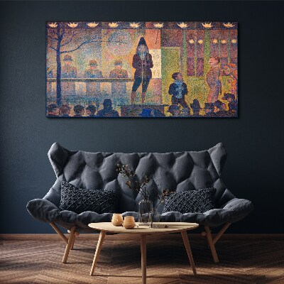 A show in the spotlight Print on canvas