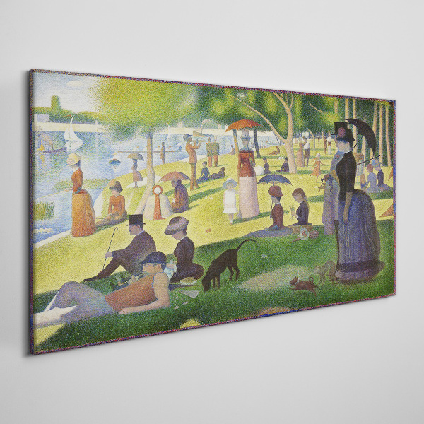 Sunday afternoon by the river Canvas wall art