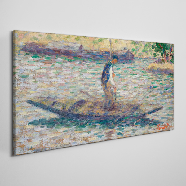 Sailor on the river Print on canvas