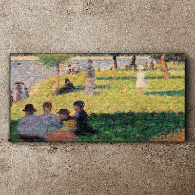 Summer afternoon on the river Print on canvas