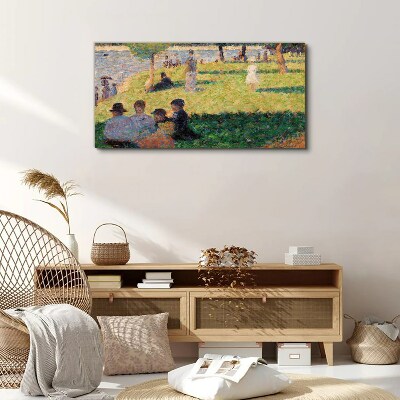 Summer afternoon on the river Print on canvas