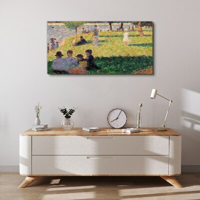 Summer afternoon on the river Print on canvas