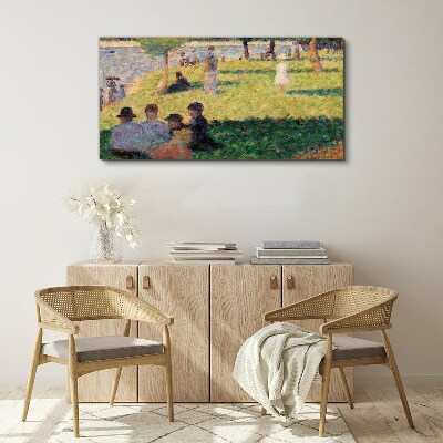 Summer afternoon on the river Print on canvas