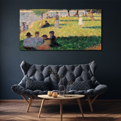 Summer afternoon on the river Print on canvas