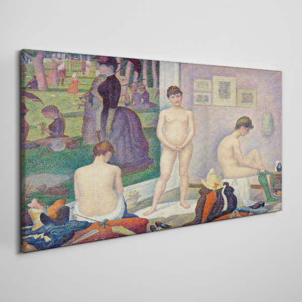 Intimate moments in the garden Canvas wall art
