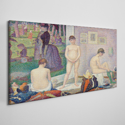 Intimate moments in the garden Canvas wall art