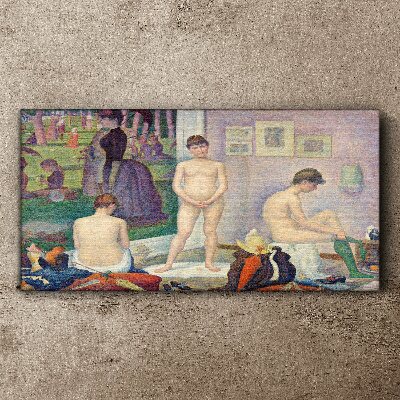 Intimate moments in the garden Canvas wall art