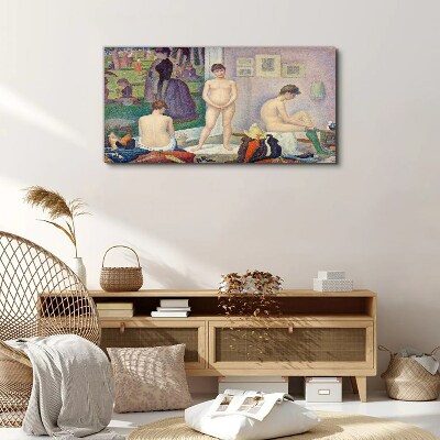 Intimate moments in the garden Canvas wall art