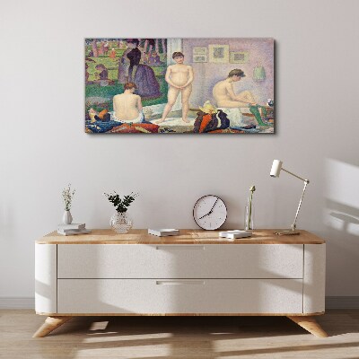 Intimate moments in the garden Canvas wall art
