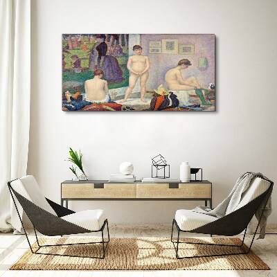 Intimate moments in the garden Canvas wall art