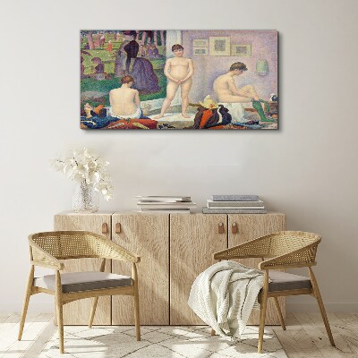 Intimate moments in the garden Canvas wall art