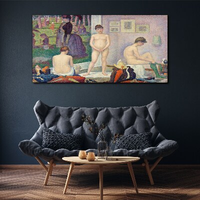 Intimate moments in the garden Canvas wall art