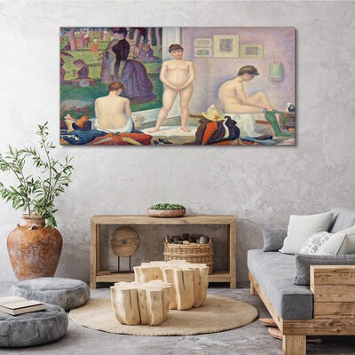 Intimate moments in the garden Canvas wall art