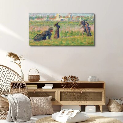 A walk in the sun Print on canvas