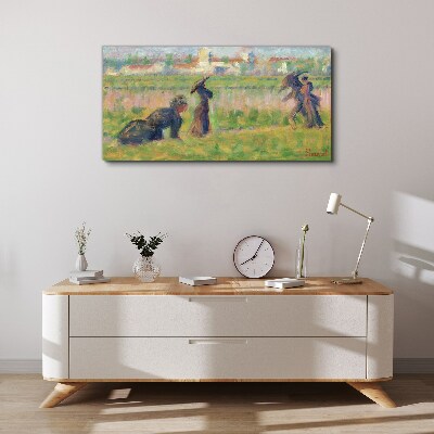 A walk in the sun Print on canvas