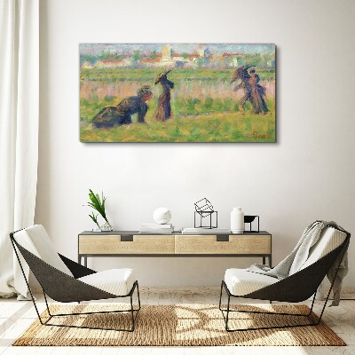 A walk in the sun Print on canvas