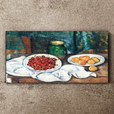 Still life with fruit Print on canvas