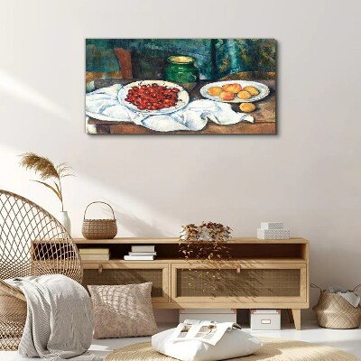 Still life with fruit Print on canvas