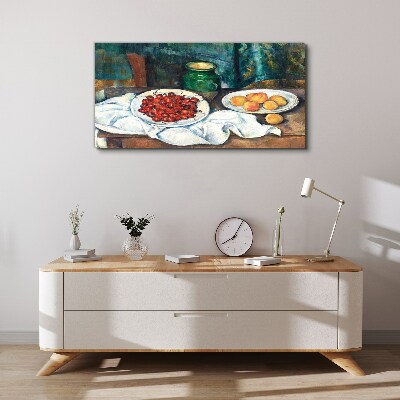 Still life with fruit Print on canvas