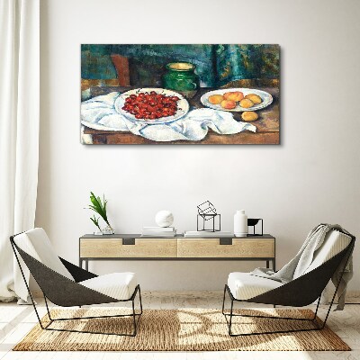 Still life with fruit Print on canvas