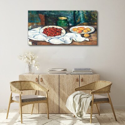 Still life with fruit Print on canvas