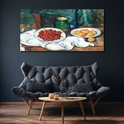 Still life with fruit Print on canvas