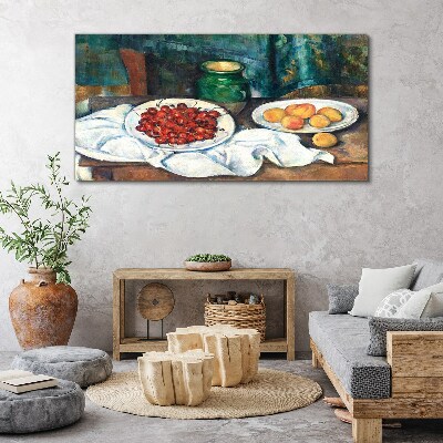 Still life with fruit Print on canvas