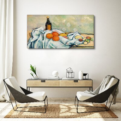 Still life with fruit Print on canvas