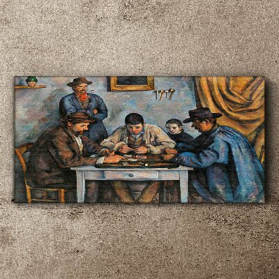 Players cards Canvas print