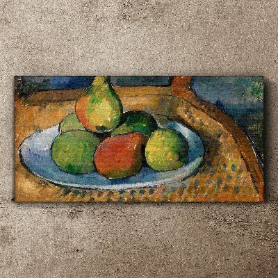 Still life with fruit Print on canvas