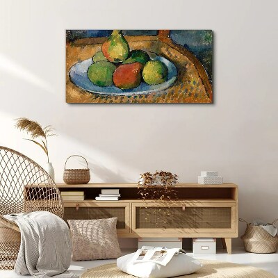 Still life with fruit Print on canvas