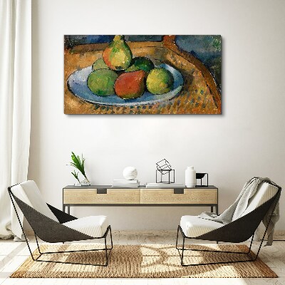 Still life with fruit Print on canvas