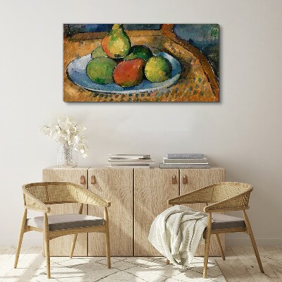 Still life with fruit Print on canvas